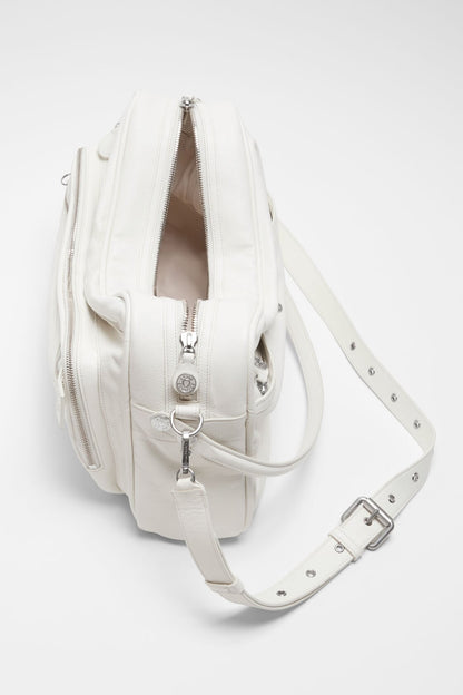Acne Studios Camero Camera Shoulder Bag - Cream white