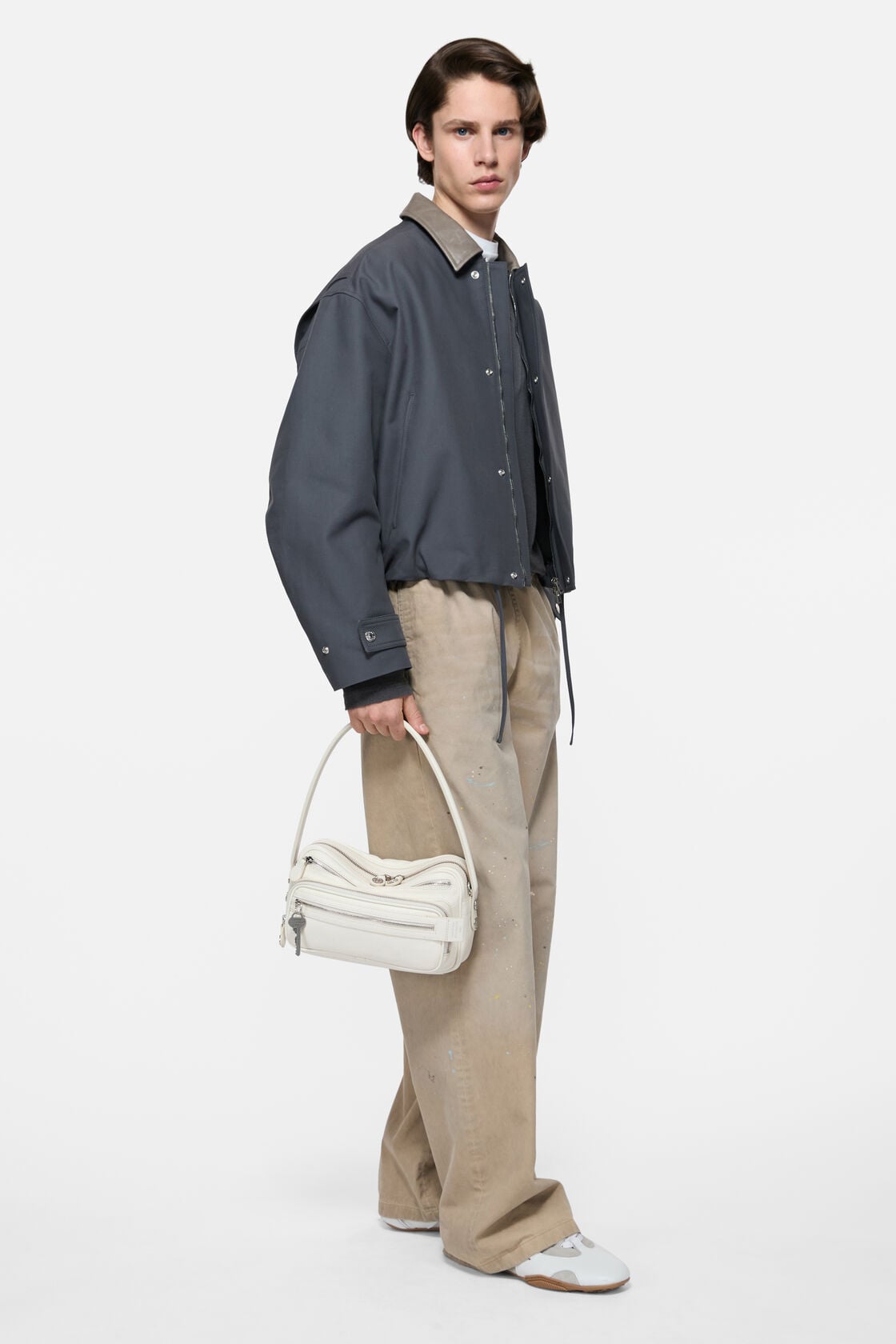 Acne Studios Camero Party Shoulder Bag - Cream white