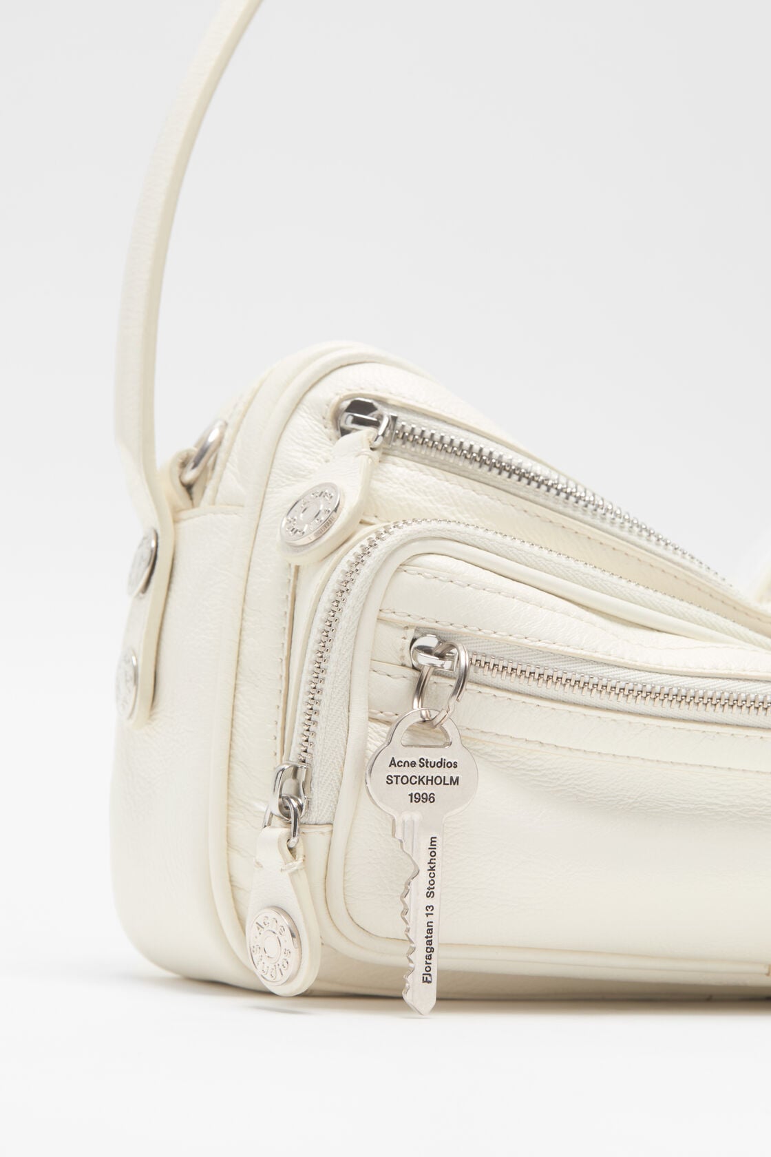 Acne Studios Camero Party Shoulder Bag - Cream white