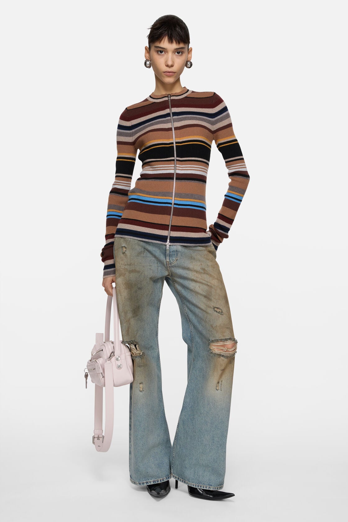 Acne Studios Camero Party shoulder bag - Pale Pink