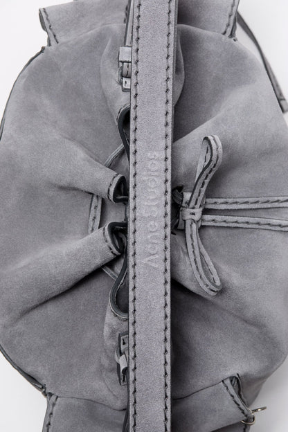 Acne Studios Multipocket Suede Bucket Bag - Cold grey