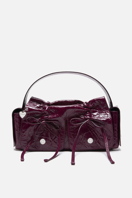 Acne Studios Multipocket shoulder bag - Berry pink