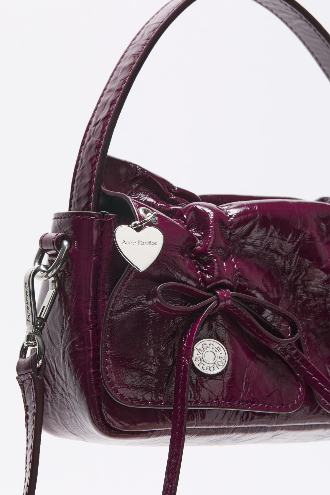 Acne Studios Multipocket micro bag - Berry pink