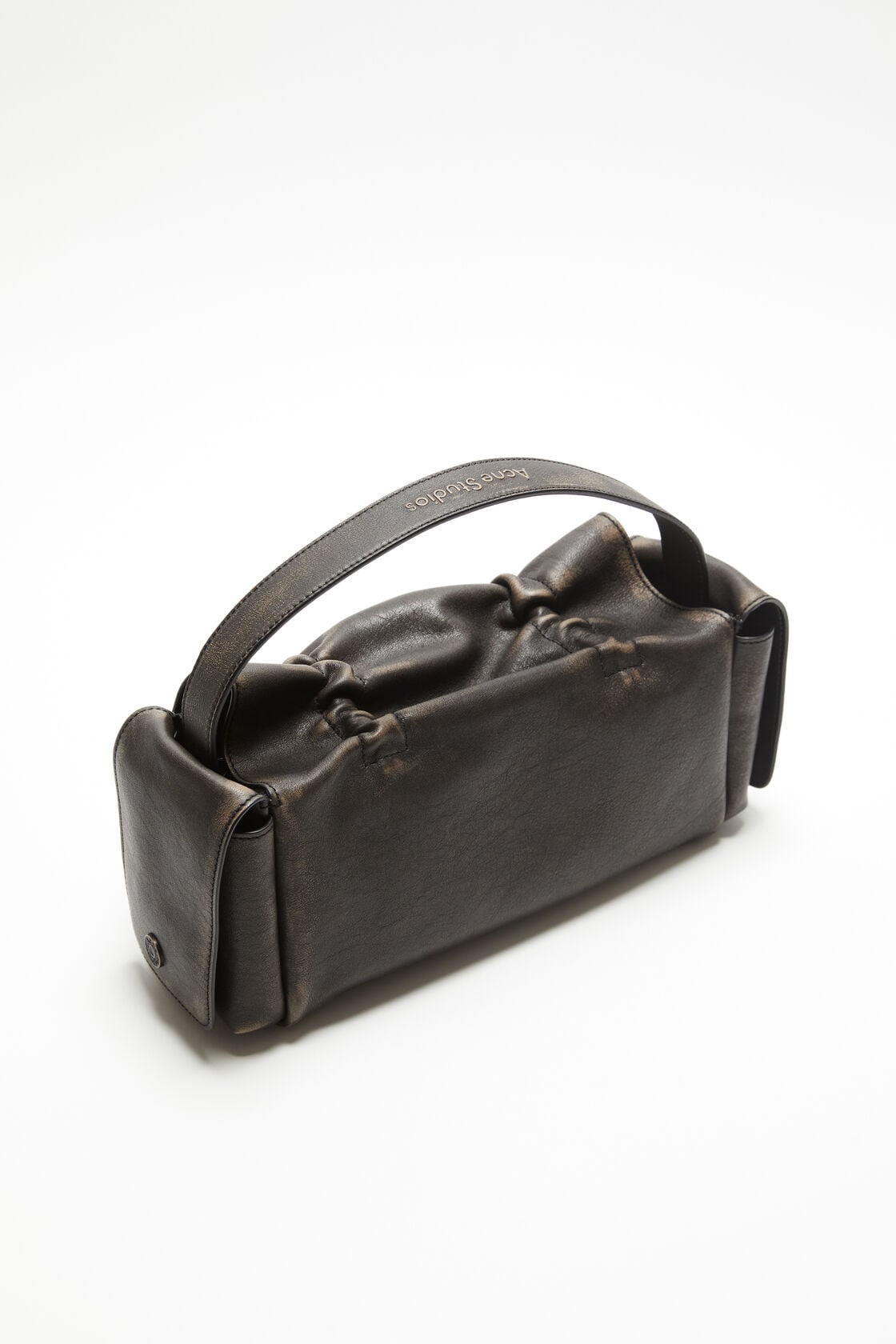 Acne Studios Multipocket shoulder bag - Dark brown/beige