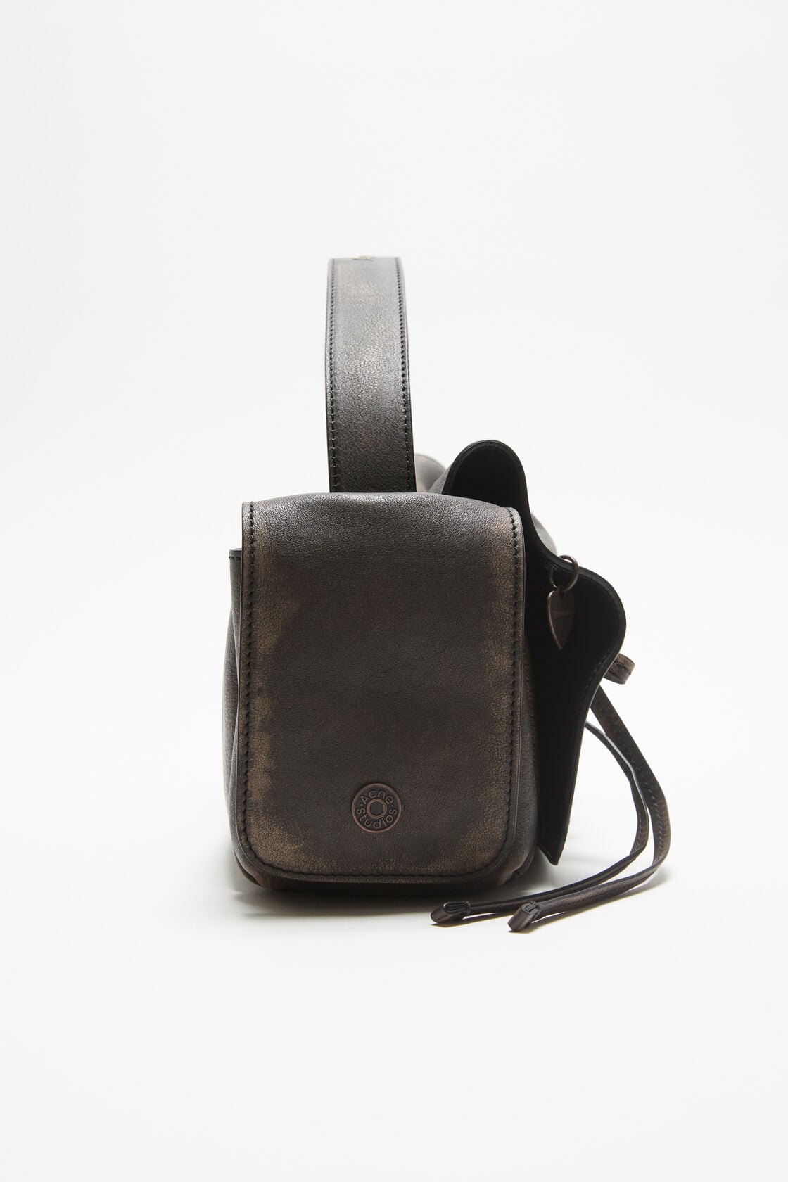 Acne Studios Multipocket shoulder bag - Dark brown/beige