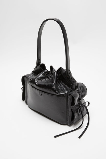 Acne Studios Multipocket bucket bag - Black
