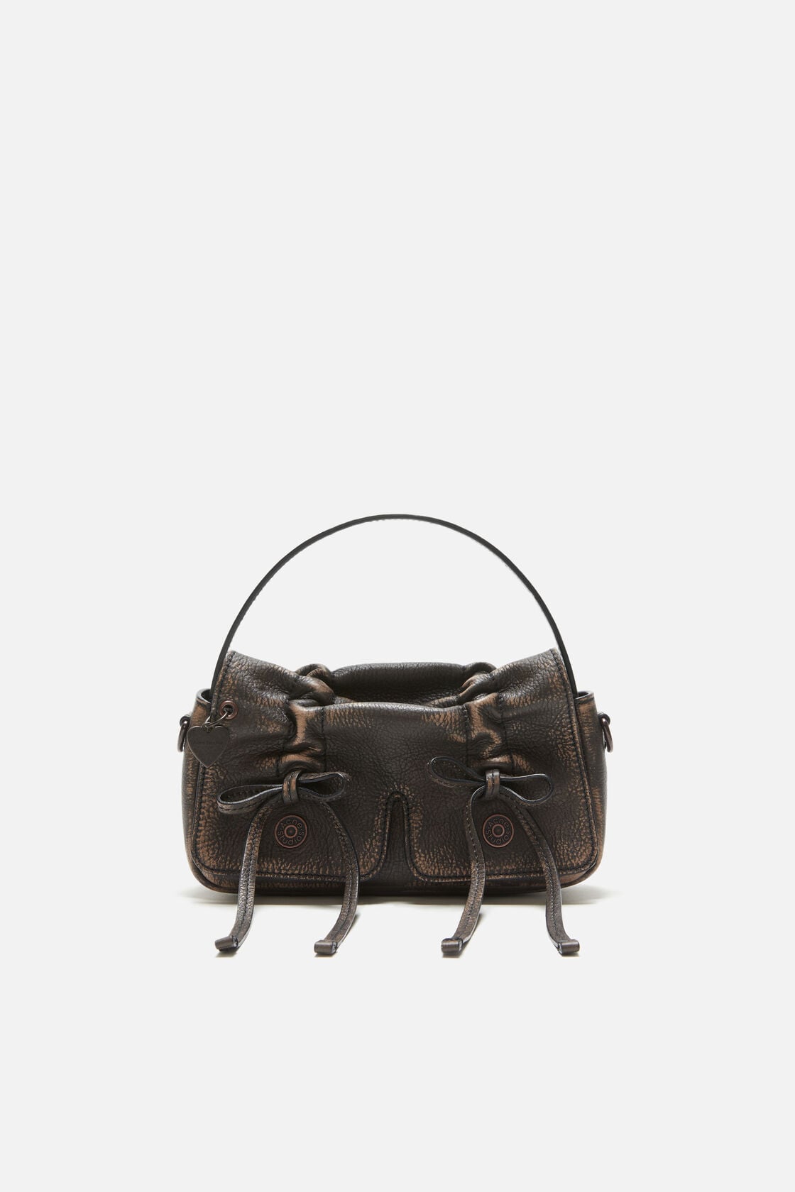 Acne Studios Multipocket micro bag - Dark brown/beige