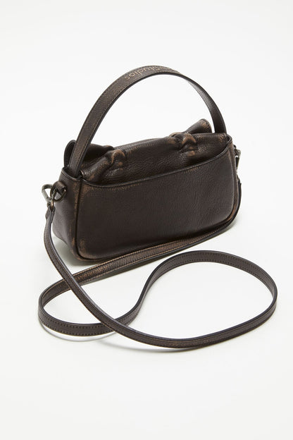 Acne Studios Multipocket micro bag - Dark brown/beige