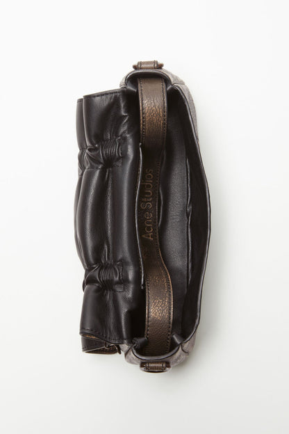 Acne Studios Multipocket micro bag - Dark brown/beige