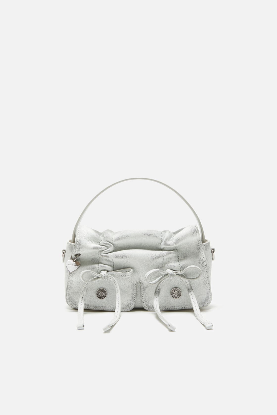 Acne Studios Multipocket micro bag - White/grey