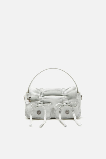 Acne Studios Multipocket micro bag - White/grey