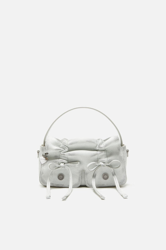 Acne Studios Multipocket micro bag - White/grey