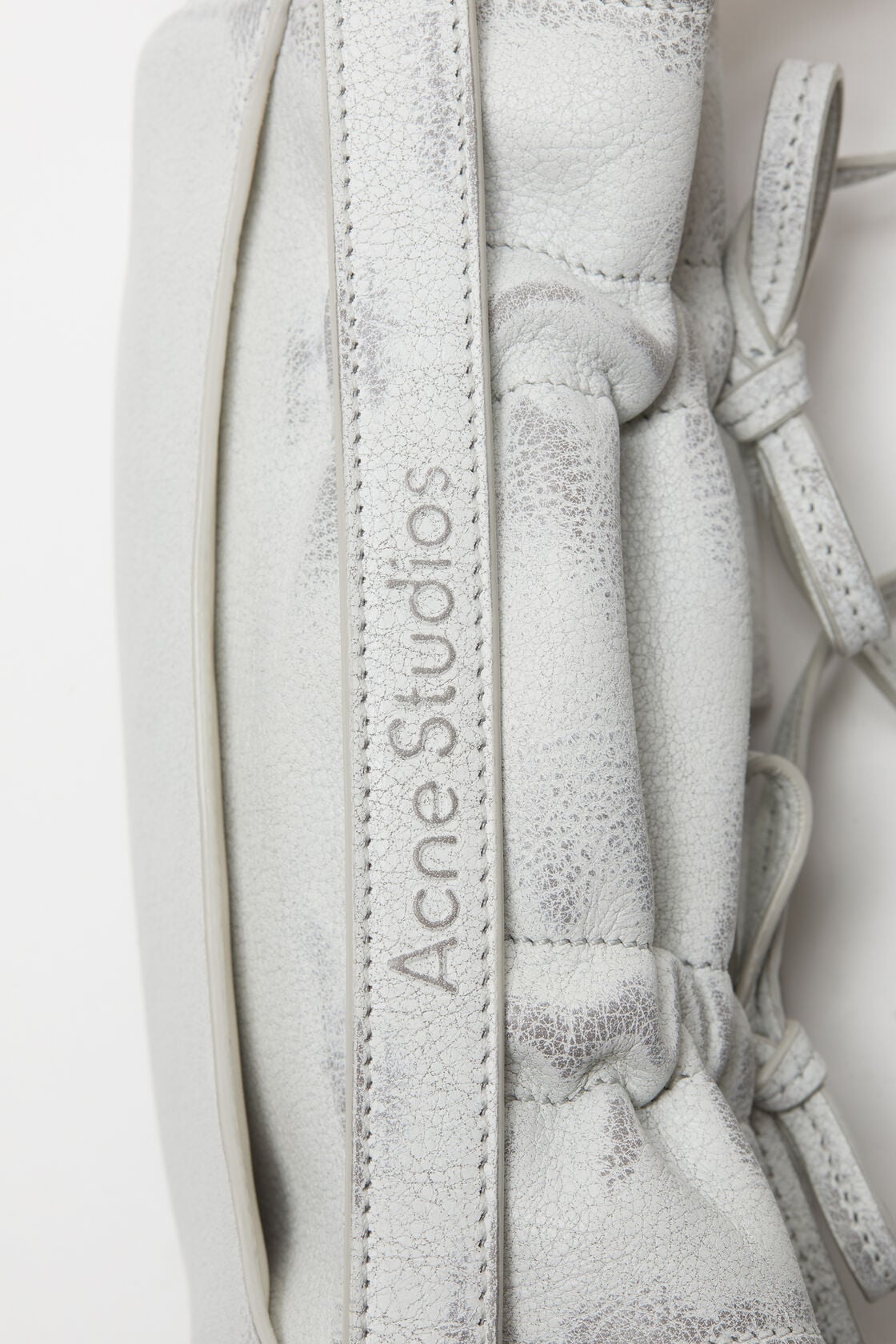 Acne Studios Multipocket micro bag - White/grey