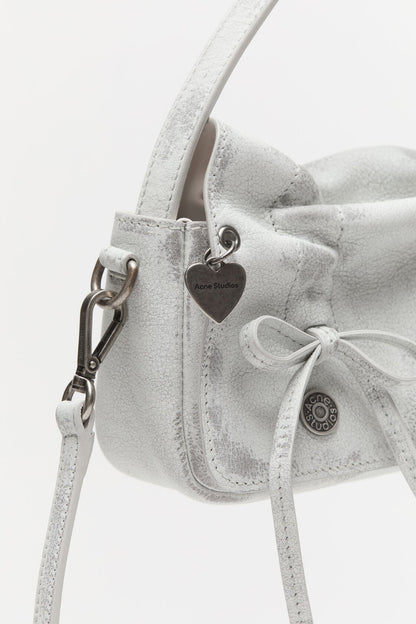 Acne Studios Multipocket micro bag - White/grey