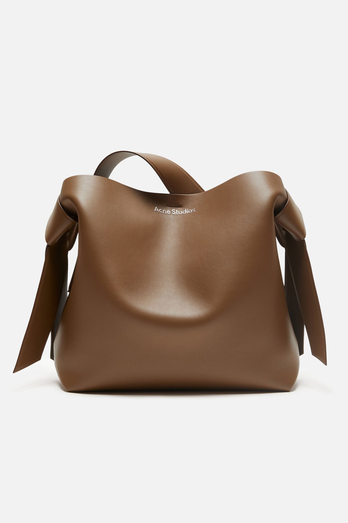Acne Studios Musubi midi shoulder bag - Camel brown