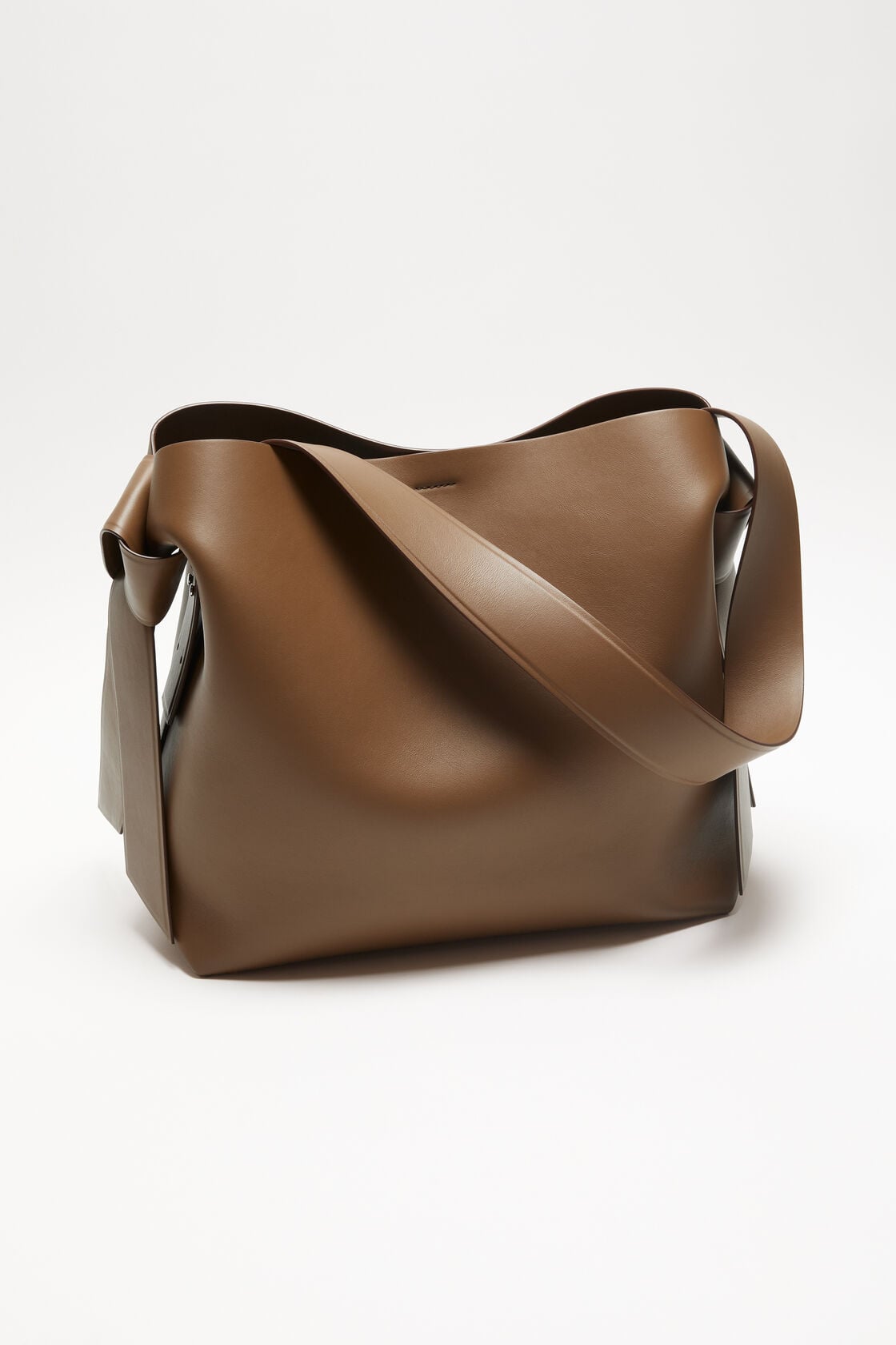 Acne Studios Musubi midi shoulder bag - Camel brown