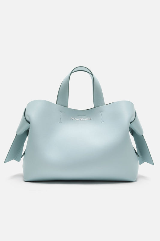 Acne Studios Musubi leather tote - Dusty blue