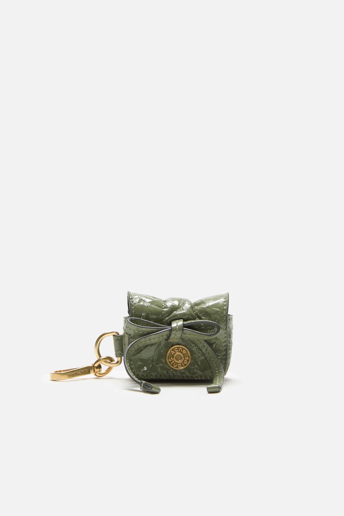Acne Studios Multipocket headphones case - Wheat green