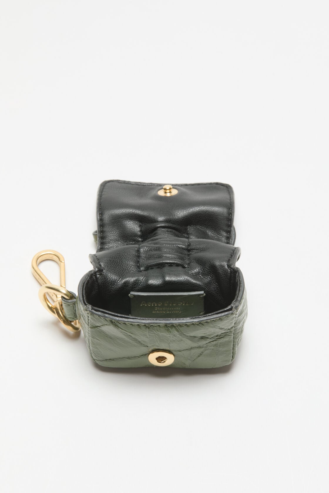 Acne Studios Multipocket headphones case - Wheat green