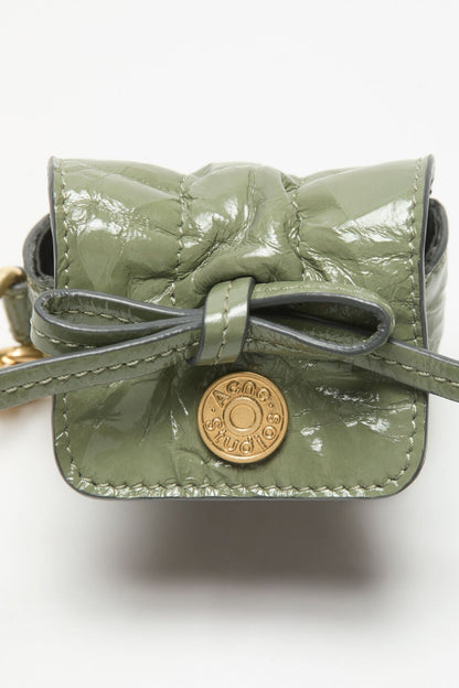 Acne Studios Multipocket headphones case - Wheat green