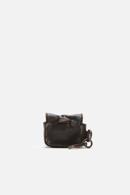 Acne Studios Multipocket headphones case - Dark brown/beige
