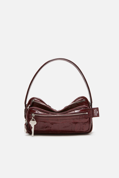 Acne Studios Camero Party shoulder bag - Burgundy