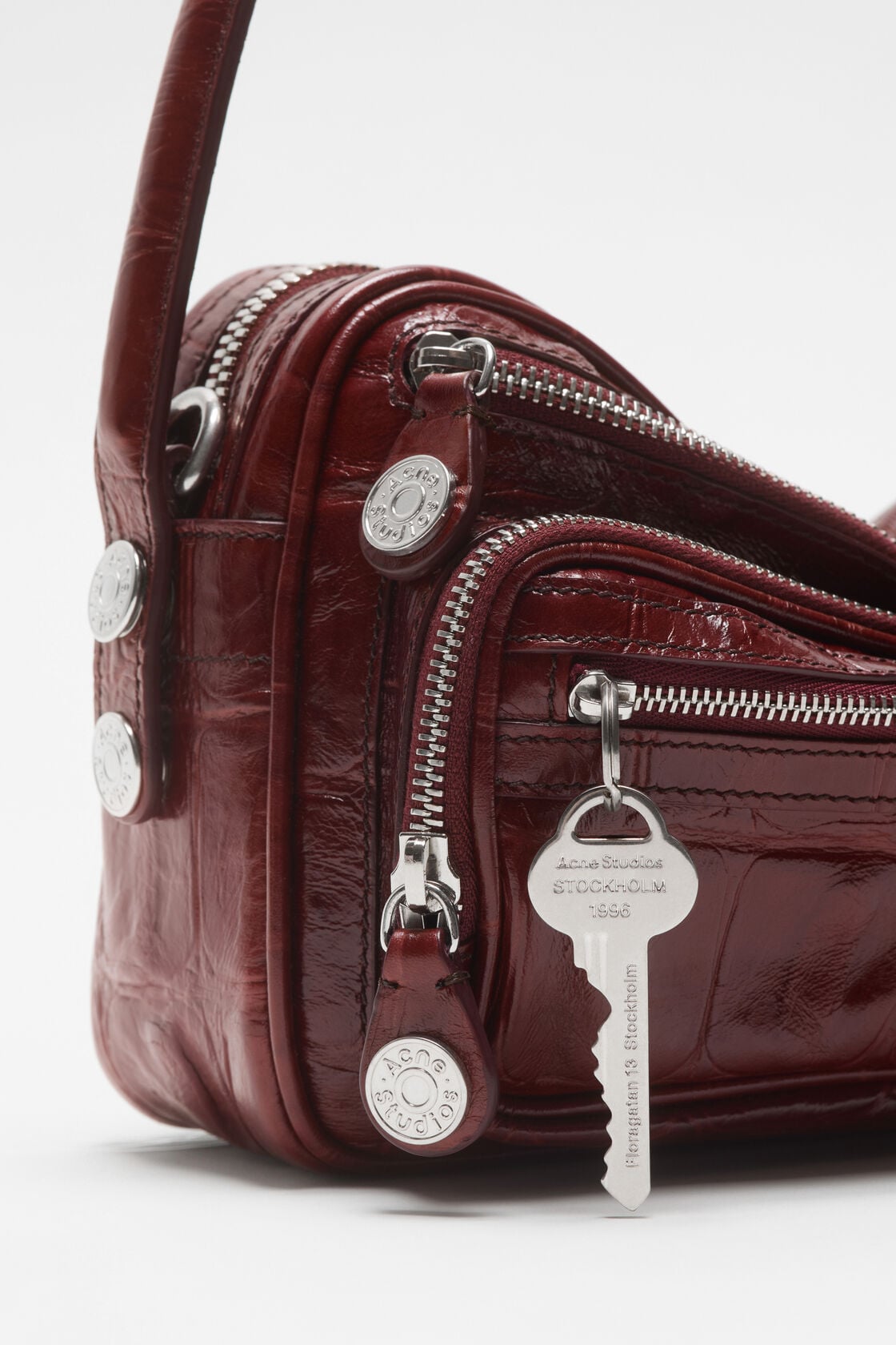 Acne Studios Camero Party shoulder bag - Burgundy