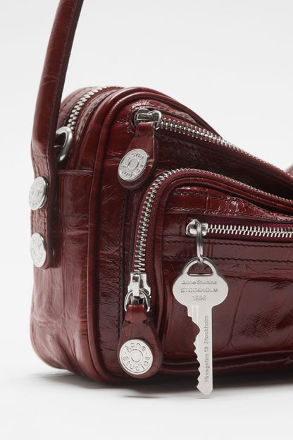 Acne Studios Camero Party shoulder bag - Burgundy