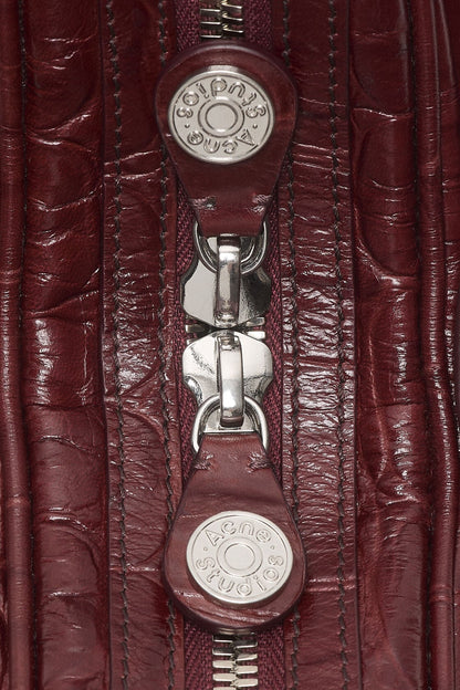 Acne Studios Camero Party shoulder bag - Burgundy