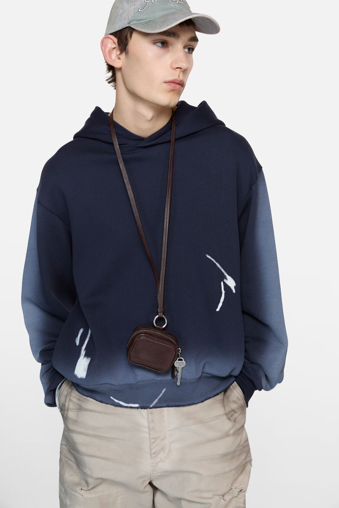 Acne Studios Camero Clip - Chocolate brown
