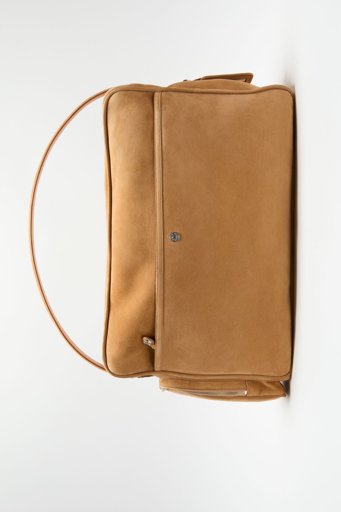 Acne Studios Camero Hotel suede shoulder bag - Sesame beige