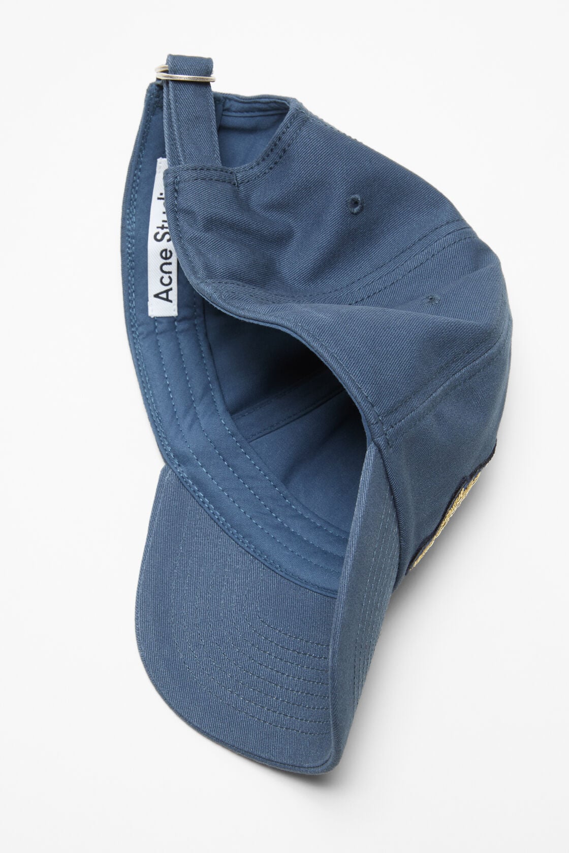 Acne Studios Crest logo baseball cap - Navy blue