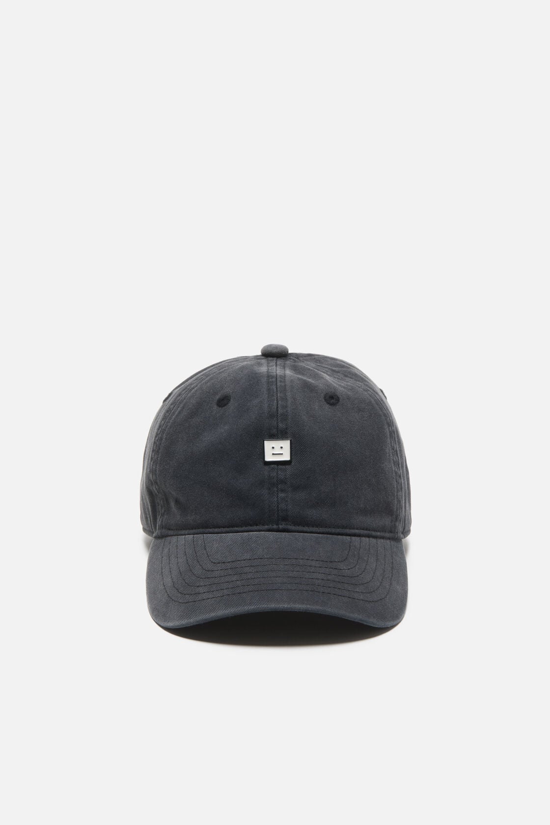Acne Studios FACE STUD CAP - Black