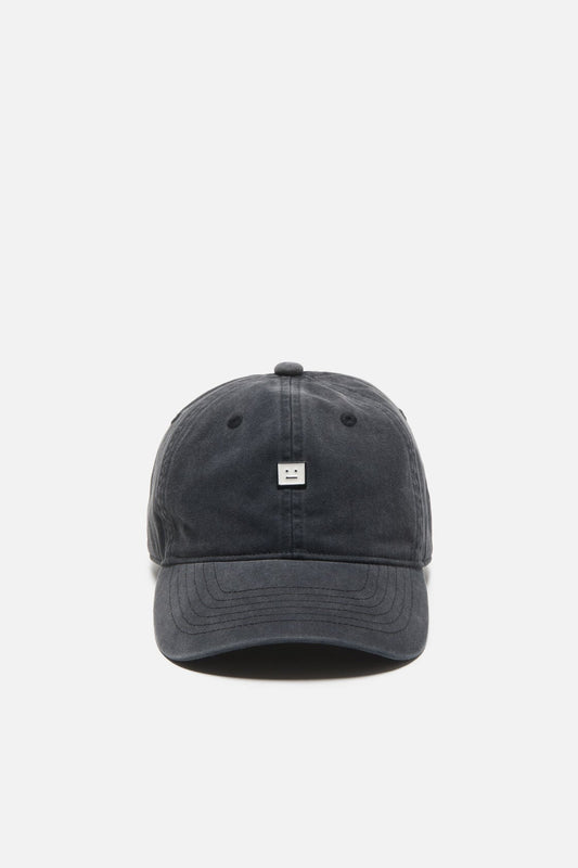 Acne Studios FACE STUD CAP - Black