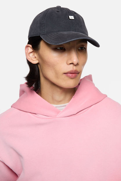 Acne Studios FACE STUD CAP - Black