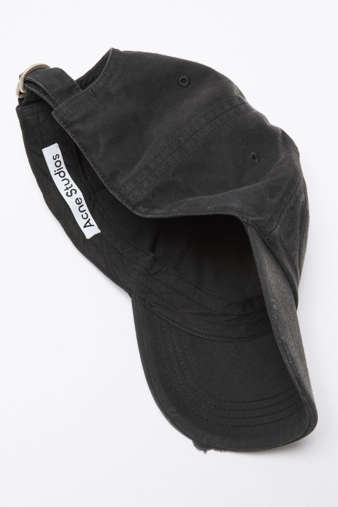 Acne Studios Screenprint baseball cap - Black