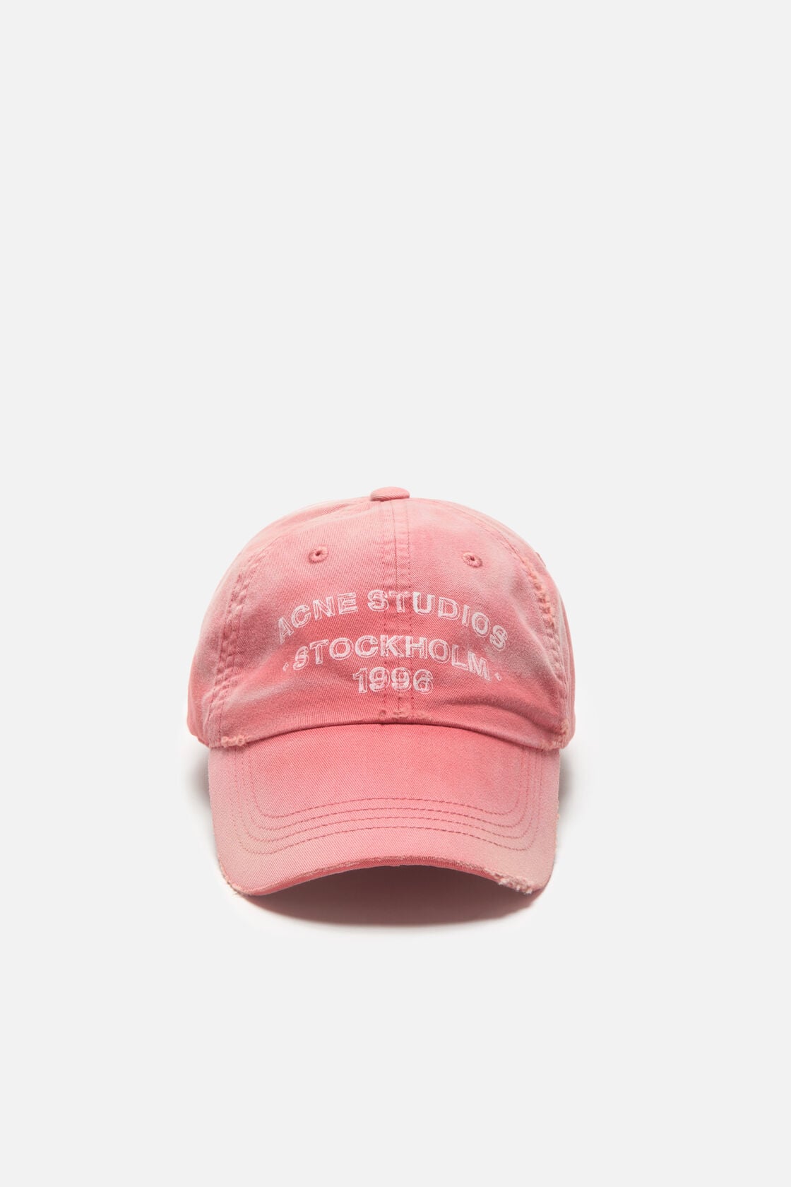 Acne Studios Sprayed logo cap - Red