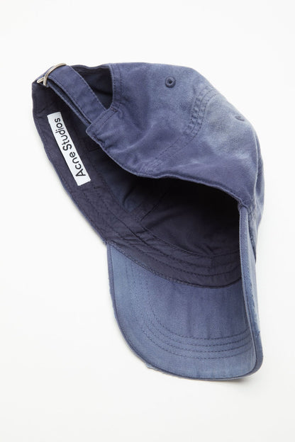 Acne Studios Sprayed logo cap - Navy
