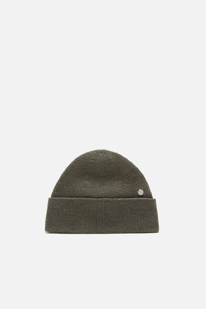 Acne Studios Wool beanie with rivet - Cedar green