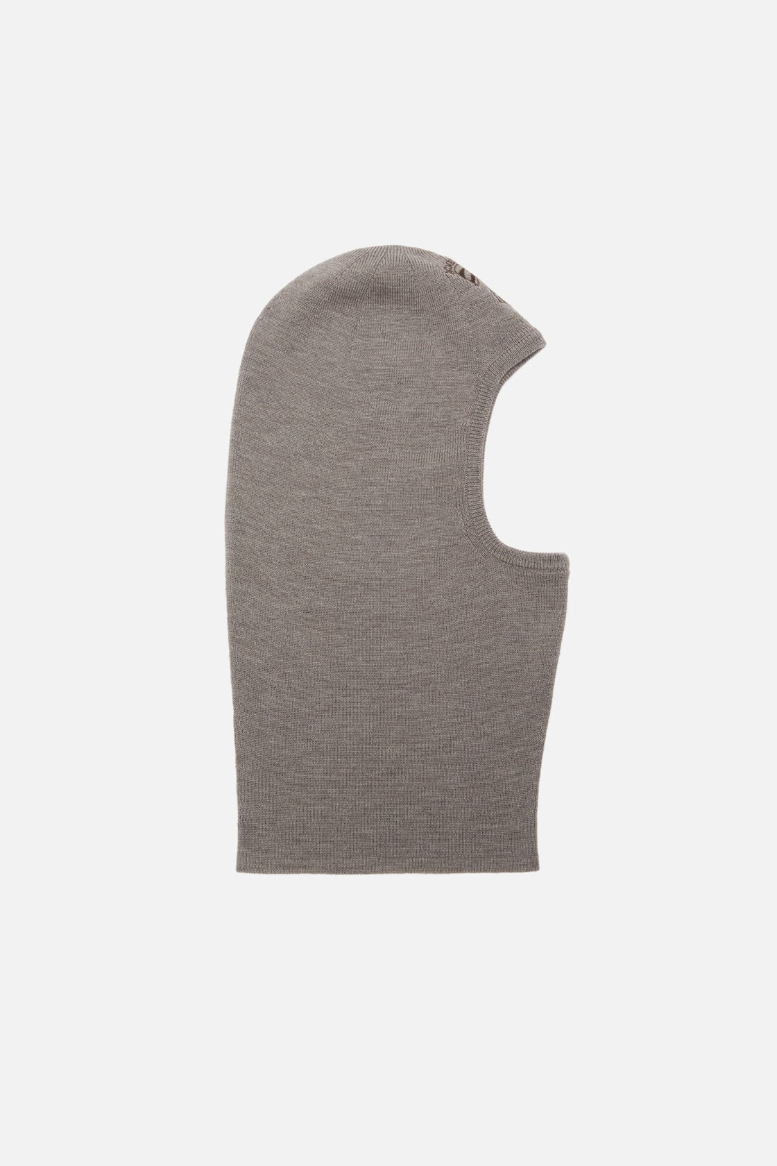 Acne Studios Merino wool balaclava - Warm Grey Melange