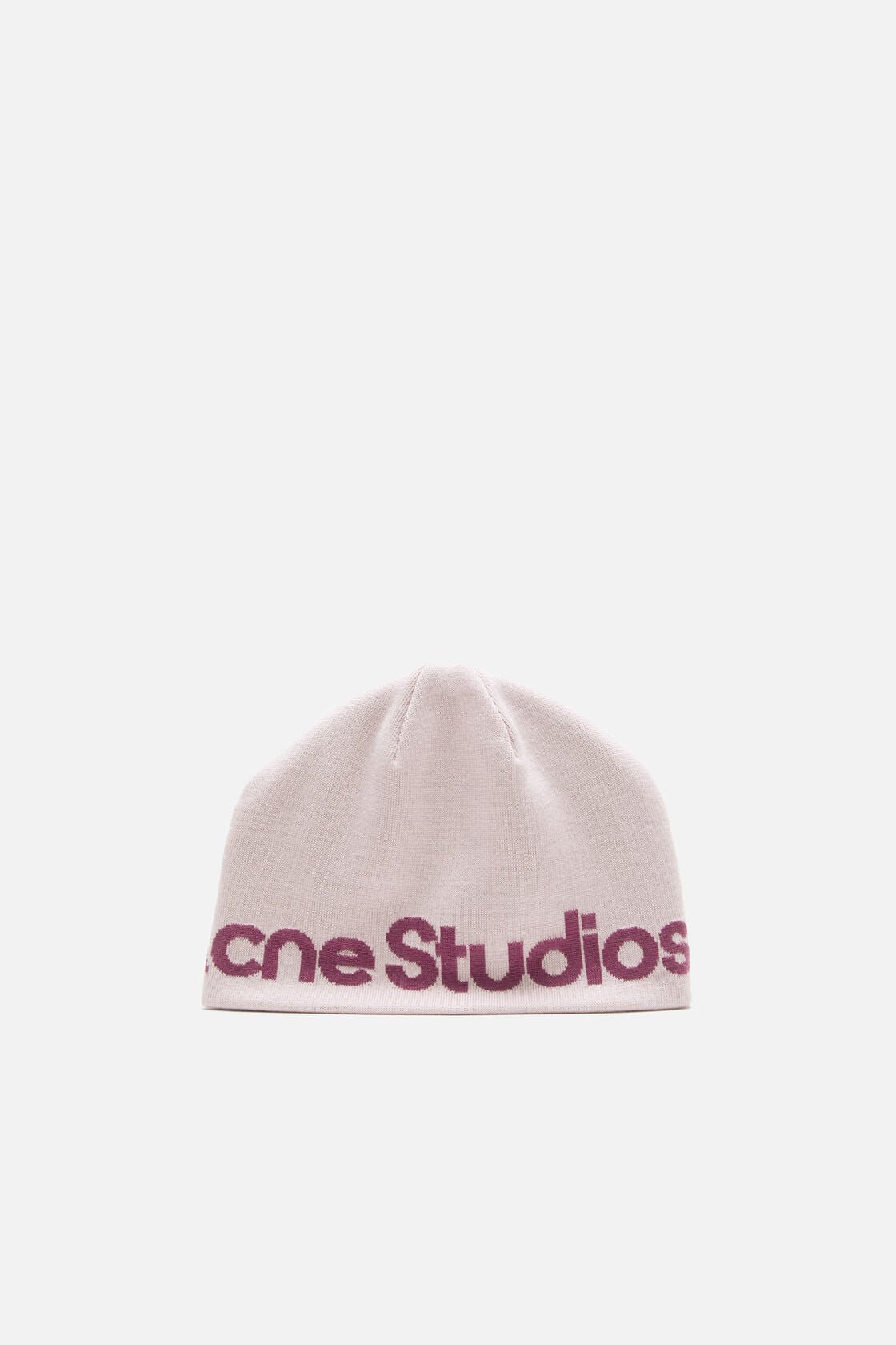 Acne Studios Wool knit beanie - Pink/purple