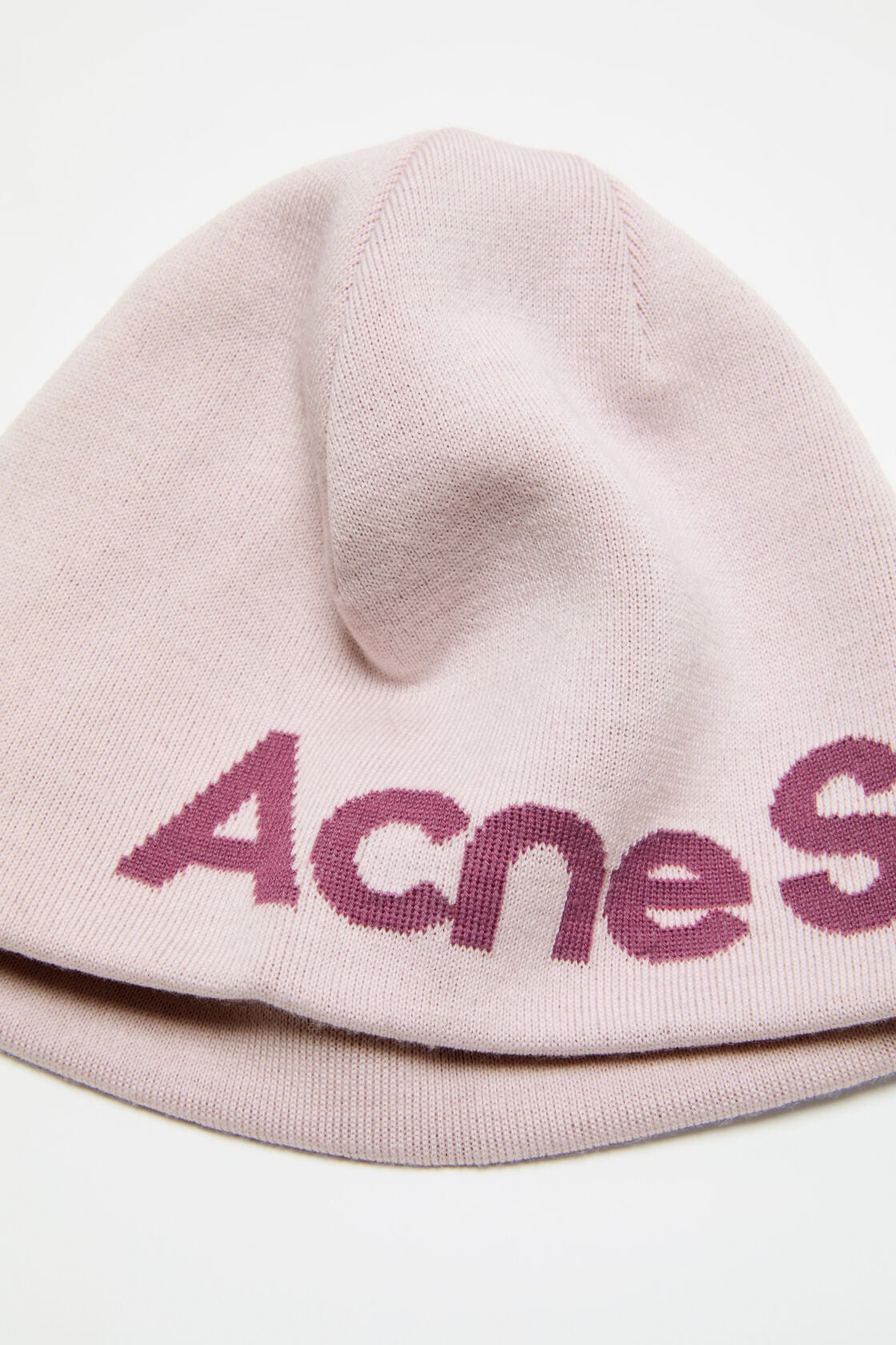 Acne Studios Wool knit beanie - Pink/purple