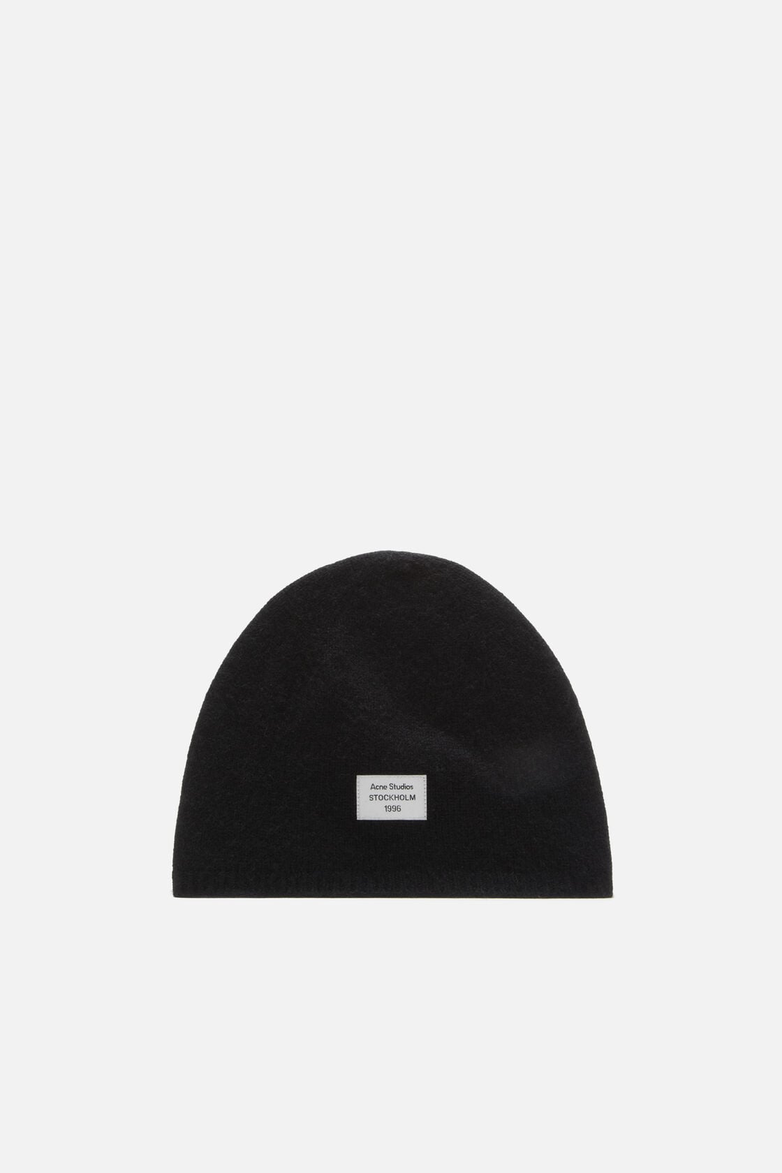 Acne Studios Cashmere beanie with logo - Black