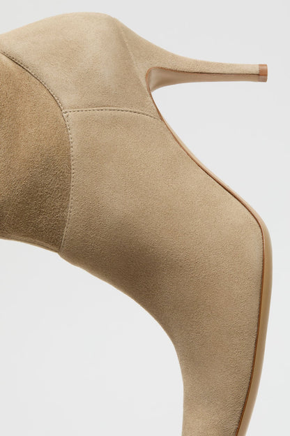 Acne Studios Stretch suede boot - Beige