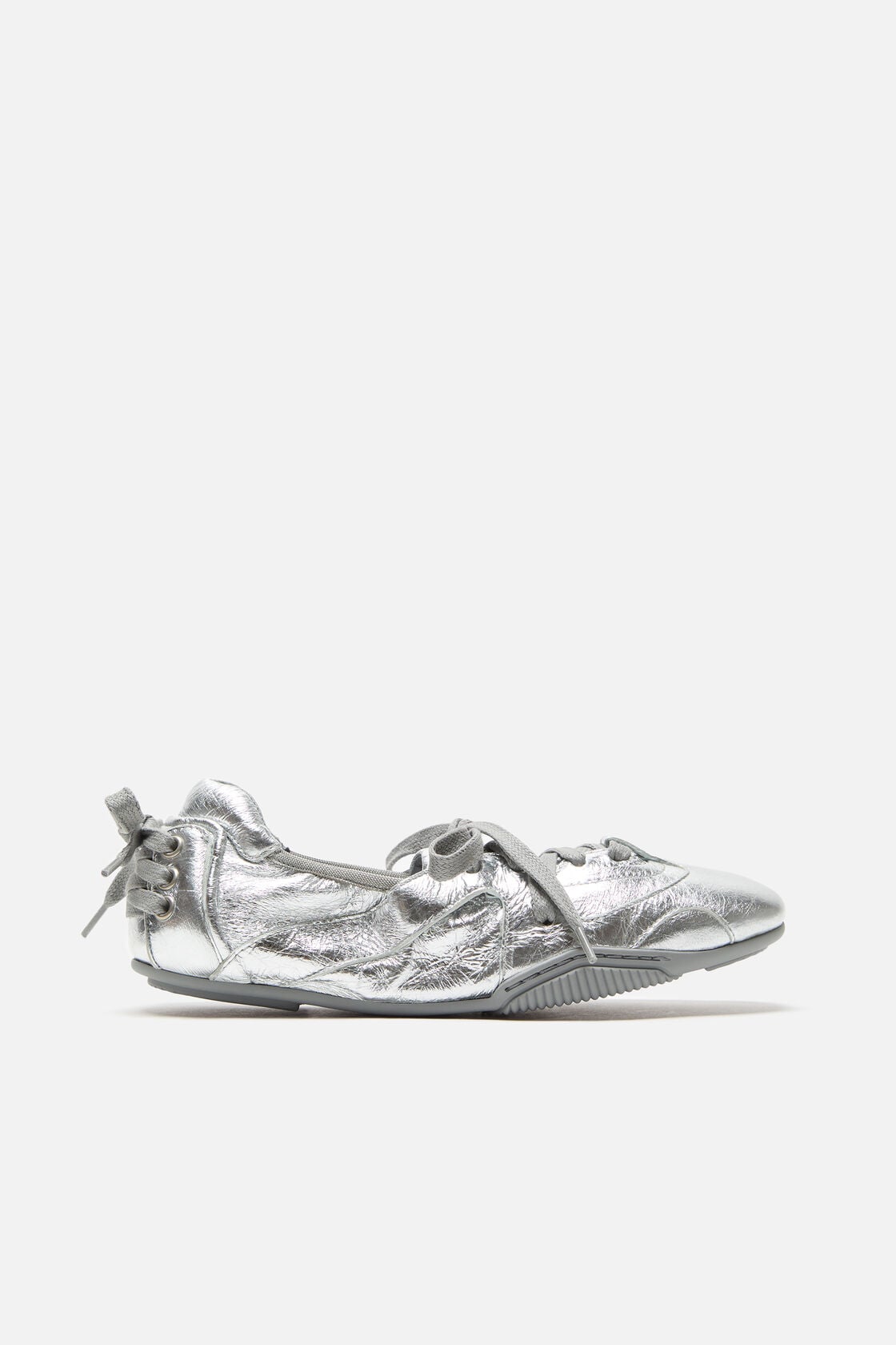 Acne Studios Lace-up leather shoes - Silver/grey