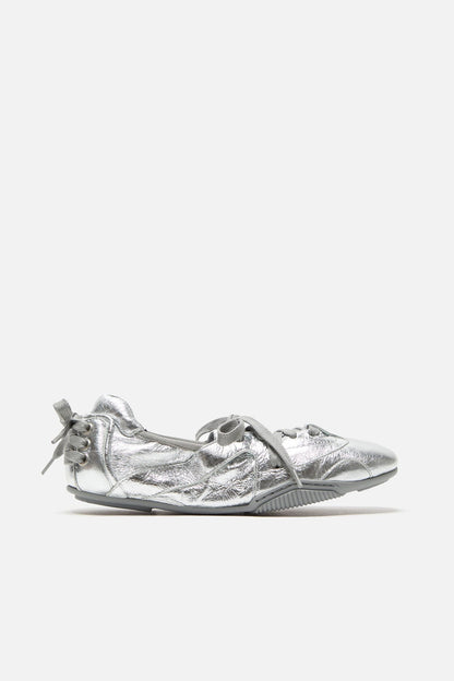 Acne Studios Lace-up leather shoes - Silver/grey