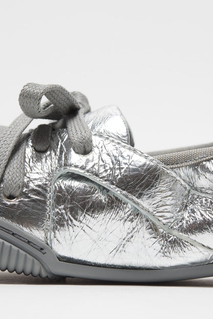 Acne Studios Lace-up leather shoes - Silver/grey