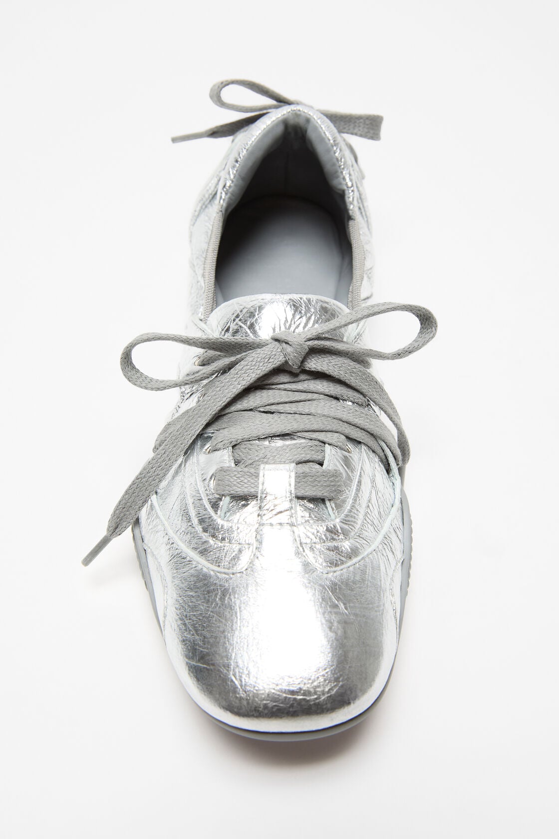 Acne Studios Lace-up leather shoes - Silver/grey