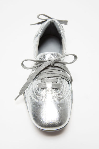 Acne Studios Lace-up leather shoes - Silver/grey