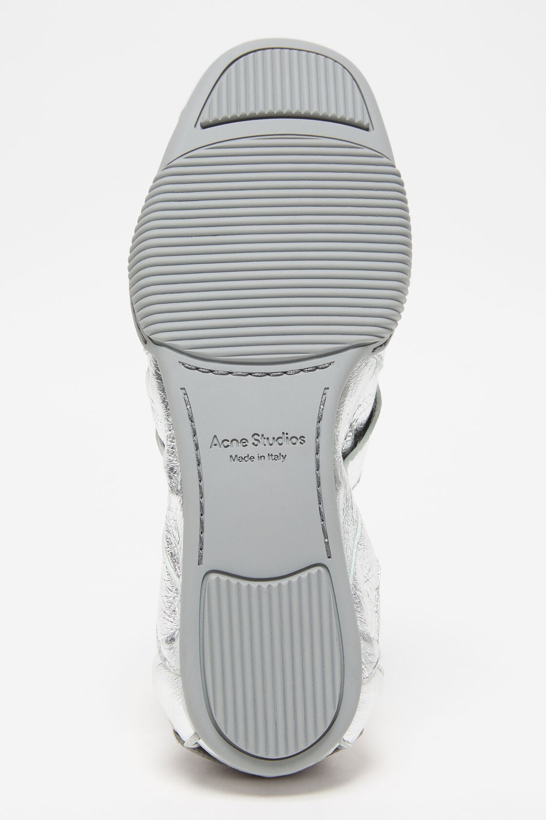 Acne Studios Lace-up leather shoes - Silver/grey